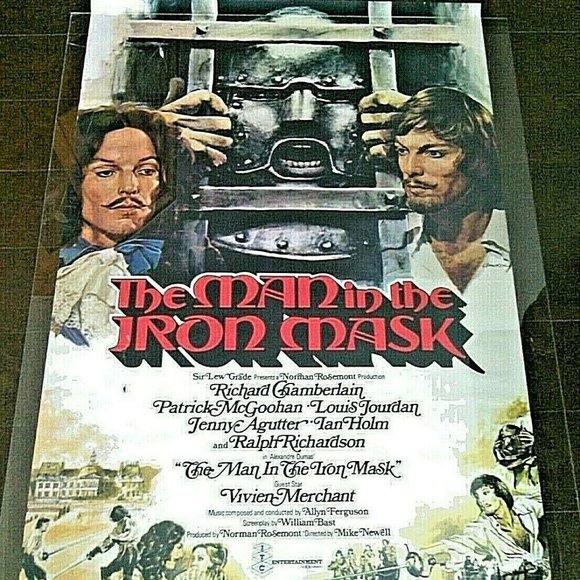 The Man in the Iron Mask Movie Poster Original Film Richard Chamberlain 1977 TV - Picture 9 of 16